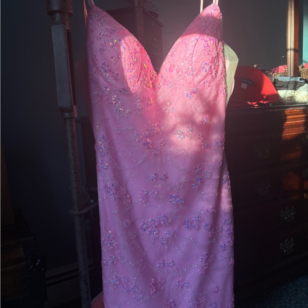 Pink Mini Dress